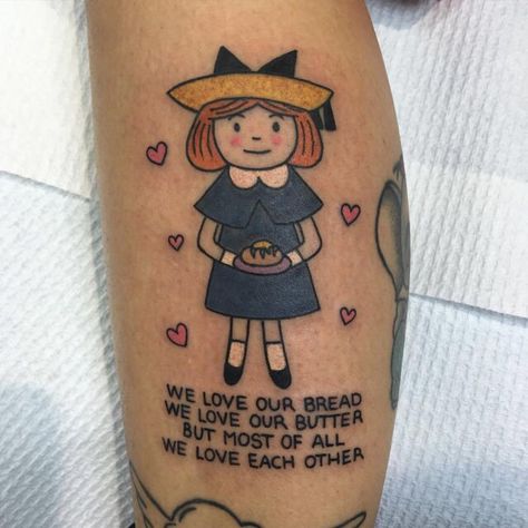 Madeline Madeline Tattoo, Madeline Cartoon, Melanie Martinez Tattoo, Good Luck Tattoo, Martinez Wallpaper, Luck Tattoo, Christ Tattoo, Henna Ideas, We Love Each Other