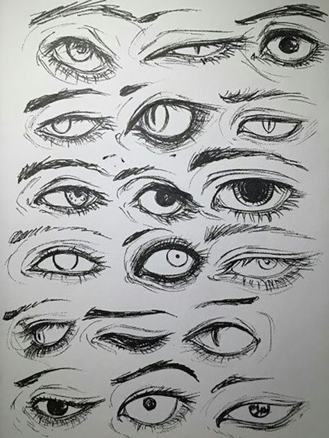 22 Eye Drawing Tutorials and References - Beautiful Dawn Designs Eye Drawing Tutorials, Eye Sketch, Drawing Expressions, Anime Eye Drawing, Art Drawings Sketches Creative, Anatomy Art, Drawing Tutorials, Art Tutorials Drawing, Eye Art