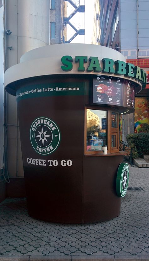 Tea Kiosk Ideas, Tea Counter, Coffee Kiosk, Saffron Tea, Street Food Design, Food Stall Design, Container Restaurant, Small Coffee Shop, Container Cafe