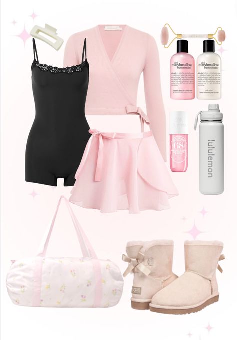 Ballet Core Inspired Outfits, Dance Wear Aesthetic, Ballet Teacher Outfit Aesthetic, Ballet Outfit Inspiration, Dance Class Outfit Contemporary, Ballet Coquette Outfit, Ballerina Pink Outfit, Balletcore Workout Outfits, Ballet Core Outfits Casual