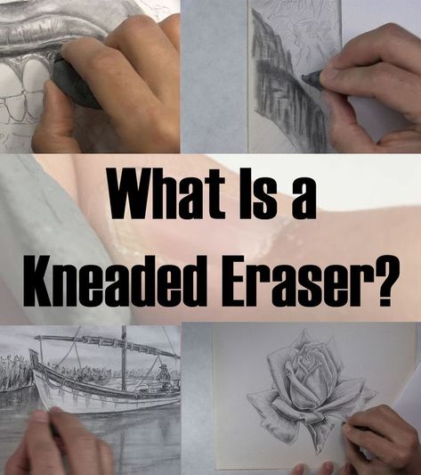 What is a kneaded eraser? Using a kneaded eraser to draw a mouth, rocks, water ripples, and a rose. Drawing With Eraser, Doodling Ideas, Kneaded Eraser, Colored Pencil Tutorial, What To Use, New Best Friend, Drawings Simple, Drawing Board, Diy Canvas Art Painting