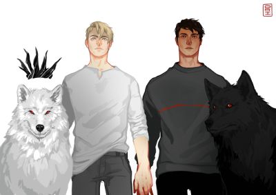 wolfsong | Tumblr Ox And Joe Wolfsong, Wolfsong Fan Art Ox And Joe, Ox And Joe, Mm Romance, Fan Book, Book Characters, Tag Art, Book Aesthetic, Ox