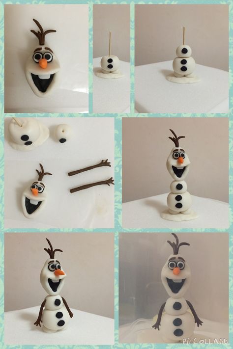 Frozen Cake Designs, Fondant Olaf, Frozen First Birthday, Gökkuşaği Pasta, Elsa Birthday Cake, Frozen Themed Birthday Cake, Frozen Theme Cake, Elsa Cakes, Frozen Birthday Theme