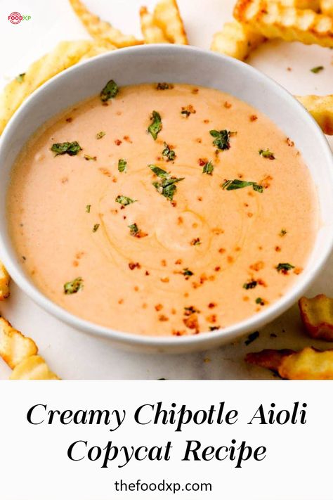 Spicy Aioli Sauce, Chipotle Aioli Sauce, Chipotle Aioli Recipe, Aioli Sauce Recipe, Chipotle Peppers In Adobo Sauce, Cold Dip Recipes, Condiments Recipes, Cheese Dips, Sauces Recipes