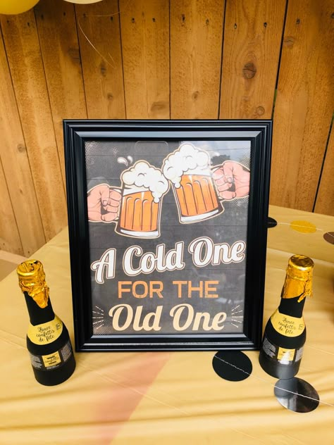 Beer Party Decorations For Men, Cheers And Beers 50th Birthday Party, Man 40th Birthday Ideas Decoration, Cheers Beers And 30 Years, 30th Beer Birthday Party, Beer 30th Birthday For Men, Mens 30 Birthday Party Ideas, Beer Centerpieces For Men Party, 30th Suprise Party Ideas For Him