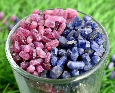 100.00% Natural Top Grade Ruby & Blue Sapphire Raw Loose Gemstone Lot 100.00 Ct | eBay Free Stuff By Mail, Rare Stone, Stone Healing, Rock Hounding, Natural Blue Sapphire, Natural Earth, Sapphire Gemstone, Color Crystal, Healing Crystal