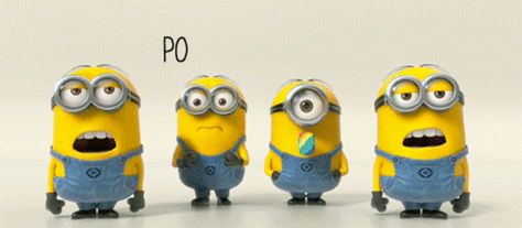 Everyone loves minions and minions love us. So yellow, cute, funny, silly and just adorable! We have 10 minion gifs that all the minion lovers and fans will enjoy and appreciate. Minions Happy Birthday Song, Minions Banana Song, Minions Singing, Banana Minion, Selamat Hari Jadi, Funny Happy Birthday Song, Happy Birthday Minions, Funny Minion Pictures, Minion Banana