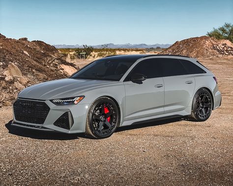 Some refer to the Audi RS6 Avant as a station wagon on steroids, and it’s not hard to see why. This muscular, high-power wagon showcases bold styling elements with a sleek body and sharp lines that capture your eyes and take them for a ride. The vehicle comes with the option of 21-inch... Audi Wagon Rs6, Audi Rs6 Wagon, Q8 Audi, Rs3 Audi, Audi Rs5 Coupe, Audi Rs8, Audi Rs 6 Avant, Audi Vehicles, Rs5 Coupe