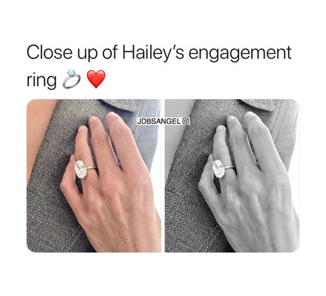 Hailey Bieber Wedding Ring, Hailey Bieber Engagement, Hailey Bieber Engagement Ring, Hailey Bieber Ring, Wedding Ring Goals, Hailey Bieber Wedding, Bieber Wedding, Ring Goals, Wedding Ring Stack