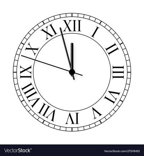 Clock Images Clip Art, Clock Vector Illustration, Clock Vector, Old Clock, Ig Highlights, Old Clocks, Year 2024, Vintage Clock, Transparent Png