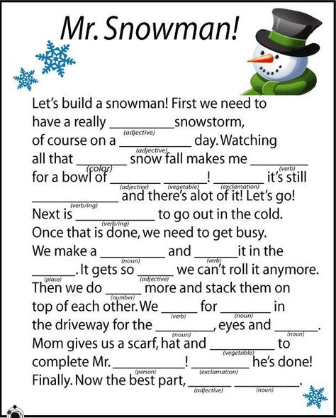 Fun Christmas Worksheets For Middle School Christmas Mad Libs, Holiday Worksheets, Education Preschool, Nutrition Activities, Christmas Reading, Christmas Worksheets, Mad Libs, Middle Schoolers, Christmas School