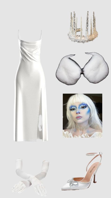 Ice Queen costume inspo❄️ Ice Queen Outfit, Ice Queen Costume, Queen Outfit, Costume Inspo, Queen Costume, Halloween Inspo, Ice Queen, Halloween Outfits, Winter Wonderland