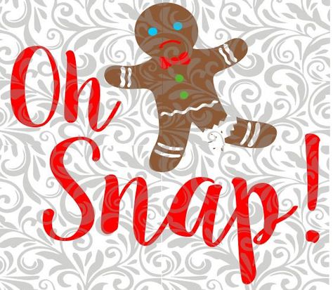 Oh Snap Gingerbread Man, SVG, DXF, PDF cut file. by MakeitPersonalShop on Etsy Oh Snap Gingerbread Man, Gingerbread Man Svg, Svg Images, Oh Snap, Custom Tumbler Cups, Custom Tumblers, Christmas Movies, Gingerbread Man, Embroidery Files