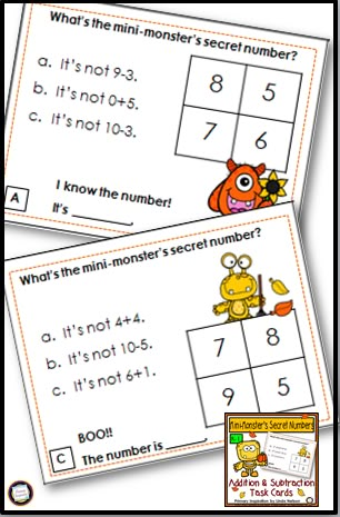 Subtraction Math Centers, Adding Within 20 Activities, Subtraction Math Games For 2nd Grade, Subtraction Card Games, 2 Digit Addition And Subtraction Games, Subtraction Within 20 Games, Addition And Subtraction Card Games, Fall Addition, Fact Practice