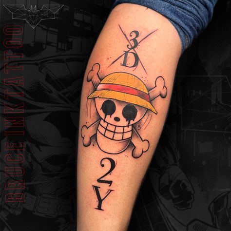 Luffy tattoo anime 3d2y Tattoo, Luffy Tattoo, Luffy Gear 5th, Tattoo Anime, Tattoo Traditional, Ink Inspiration, Traditional Tattoo, Tatting, Tattoo Designs