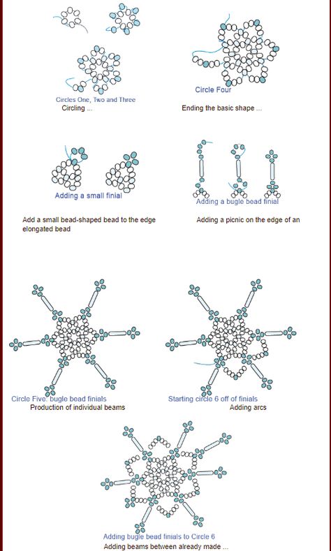 Bead Embroidery Snowflake, Free Beaded Snowflake Patterns, Snowflake Beading Pattern, Beaded Snowflake Pattern, Seed Bead Snowflake Patterns, Snowflake Bead Ornament, Diy Beaded Snowflakes, Beaded Ornament Covers Patterns Free, Beaded Snowflakes Ornament Free Pattern