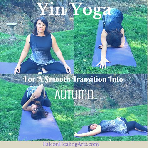 Fall Yin Yoga Sequence, Autumn Yin Yoga Sequence, Yin Poses, Yin Yoga Sequence, Yin Yoga Poses, Meditation Methods, Yoga Philosophy, Yoga Sequence, Energy Medicine