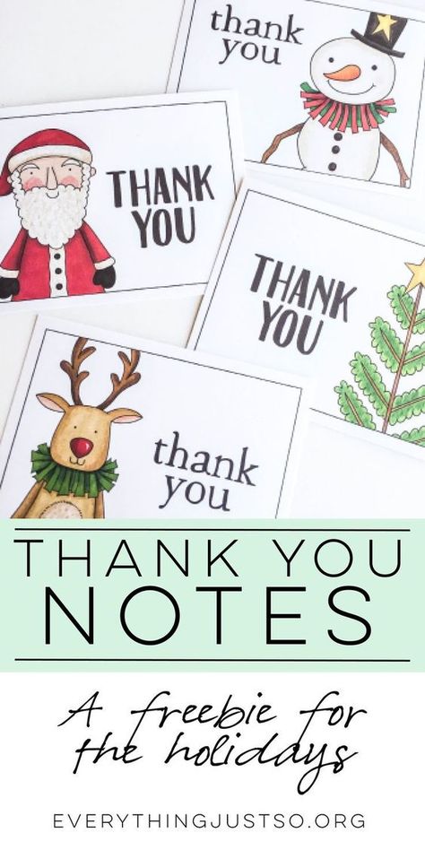 Holiday Thank You Notes | http://everythingjustso.org | A free resource for you and your students this holiday season. Simply copy onto cardstock, cut out, and write a short message on the back. Thank You Notes For Students, Figurative Language Posters, Students Christmas, Christmas Kindergarten, Christmas Thank You, Christmas School, Preschool Christmas, Christmas Classroom, Short Message