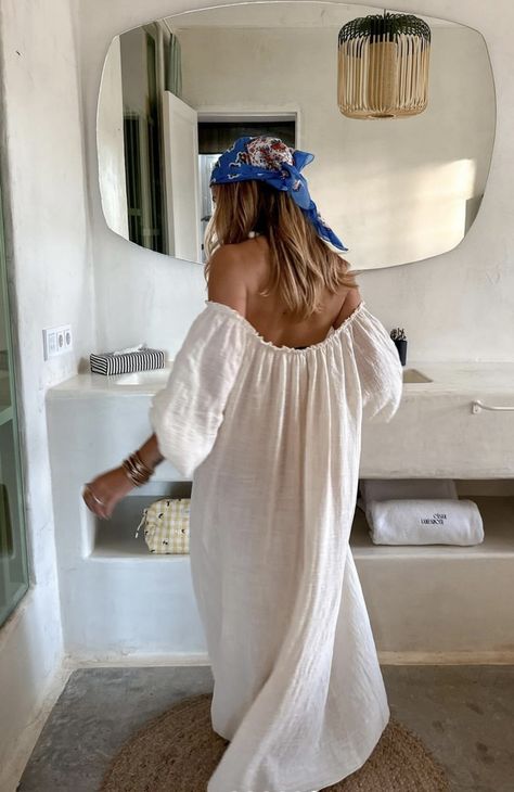 Mallorca Dress, Chique Outfit, Estilo Hippie, Long Dress Casual, Vestido Casual, Maxi Dresses Casual, Women Long Dresses, Looks Style, Spring Summer Outfits