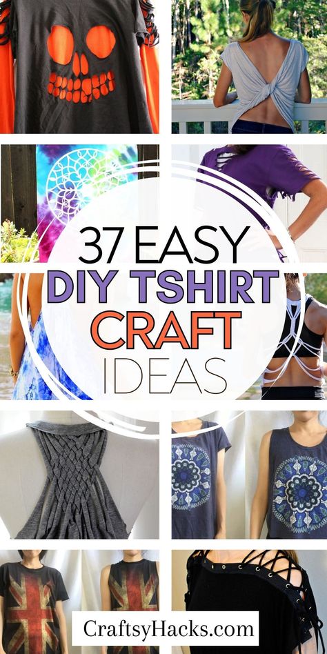 Home Crafts Diy, Crafting Techniques, Fashion Movement, Wardrobe Upgrade, Diy T Shirt, Tshirt Crafts, Crafts Diy Projects, Old Shirts, Fabric Scissors