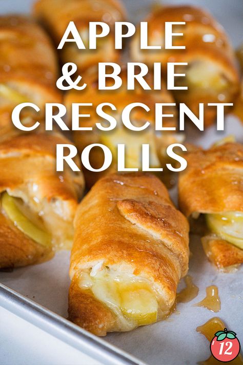 Apple & Brie Cheese Rolls | 12 Tomatoes Brie And Apple Crescent Rolls, Apple And Brie Cheese Rolls 12 Tomatoes, Apples And Cheese Appetizer, Crescent Roll Brie Bites, Brie Apple Honey Crescent Rolls, Appetizers Using Apples, Apple Brie Crescent Rolls, Apple Appetizer Recipes, Apple And Brie Cheese Rolls