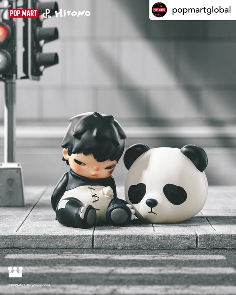 Panda Doll, Panda Head, Pop Mart, Uh Oh, Can You Help, True Self, Cute Toys, The Boy, Art Toy