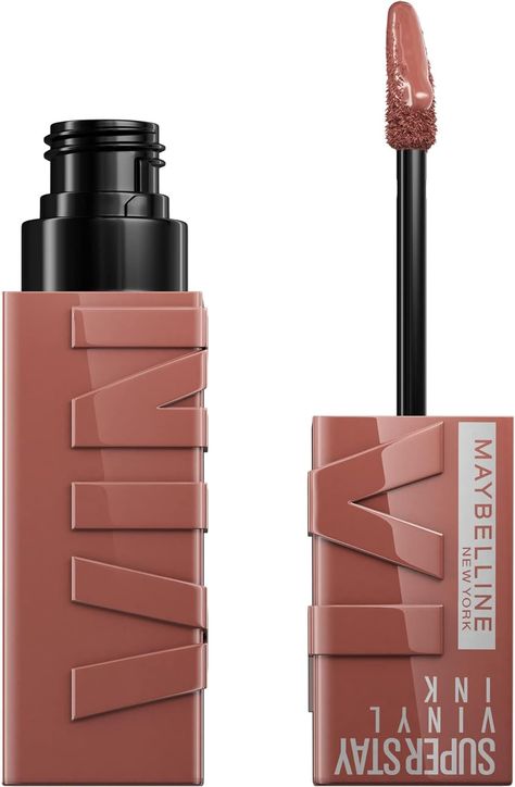 Maybelline Super Stay Vinyl Ink, Maybelline Superstay, Color Locks, Maybelline Super Stay, Nude Lipstick, Lip Colour, Vinyl Colors, Lip Moisturizer, Men's Grooming