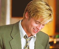 Brad Pitt Gif, Like Father Like Daughter, Brad Pitt And Angelina Jolie, Burst Out Laughing, Puppy Dog Eyes, Paul Newman, Robert Redford, Foto Ideas Instagram, Love Movie