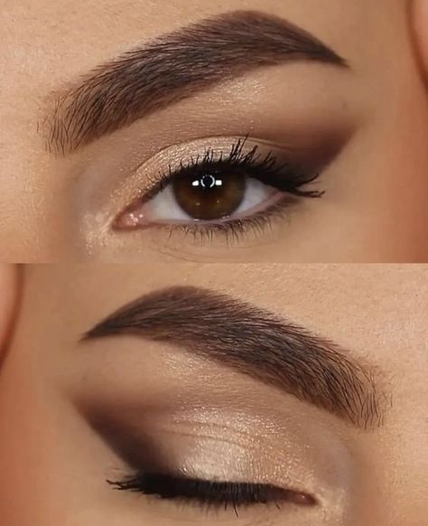 Formal Makeup Hooded Eyes, Soft Glam Makeup Hooded Eyes, Eye Makeup For Small Eyes, Bridesmaid Makeup Tutorial, Classic Smokey Eye, Makeup For Small Eyes, Smudged Eyeliner, Soft Eye Makeup, 15 Makeup