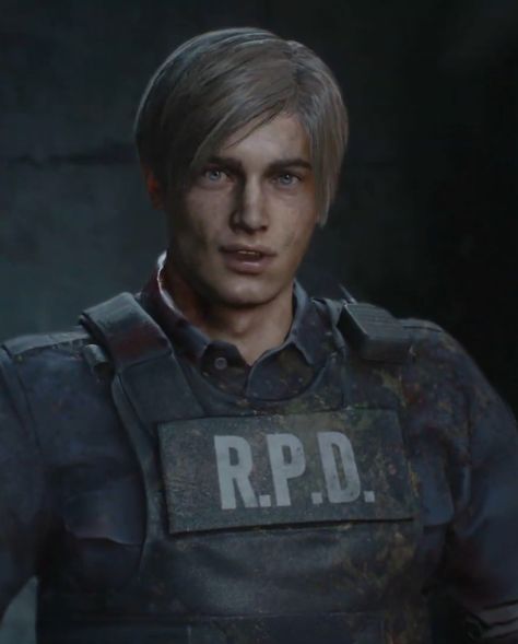 Leon Scott Kennedy screenshot from the Resident Evil 2 remake Evil Games, Resident Evil 2, Resident Evil Leon, Fictional Crushes, Video Game Characters, Gta 5, Cutie Patootie, Resident Evil, Jon Snow