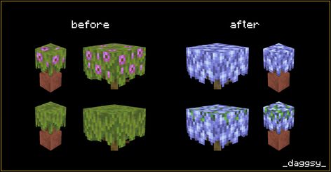 Tree Texture, Wisteria Tree, Purple Wisteria, Minecraft Mod, Tree Textures, Light Building, Minecraft Mods, Texture Packs, Wisteria