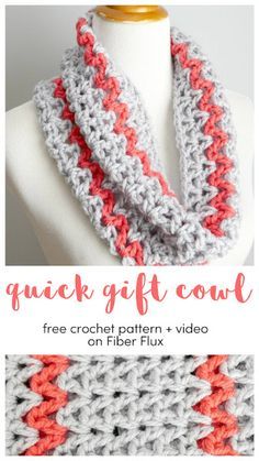 Easy Crochet Halloween, Crochet Teacher Gifts, Crochet Cowl Free Pattern, Crochet Cowls, Crochet Scarf Pattern, Crochet Scarfs, Crochet Cowl Pattern, Crochet Scarf Pattern Free, Crochet Shawls