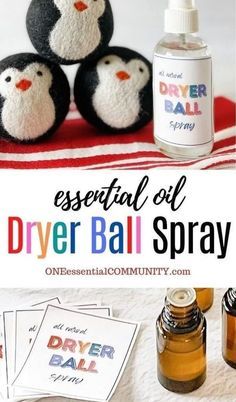 Diy Dryer Ball Spray, Dryer Sheets Diy, Natural Dryer Sheets, Dryer Ball Spray, Doterra Christmas, Diy Dryer Balls, Essential Oils Diy, Laundry Fabric Softener, Essential Oils For Laundry