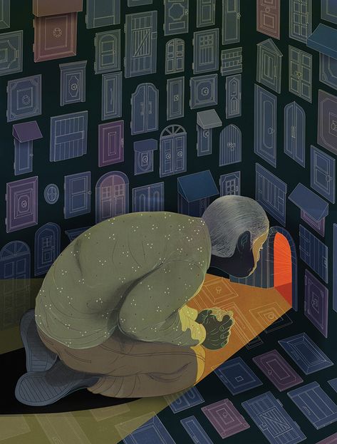 The Illustrated Man, Adobe Creative Cloud, Editorial Illustration, Small Things, Magazine Design, Art Inspo, A Man, Art Projects, Cool Art