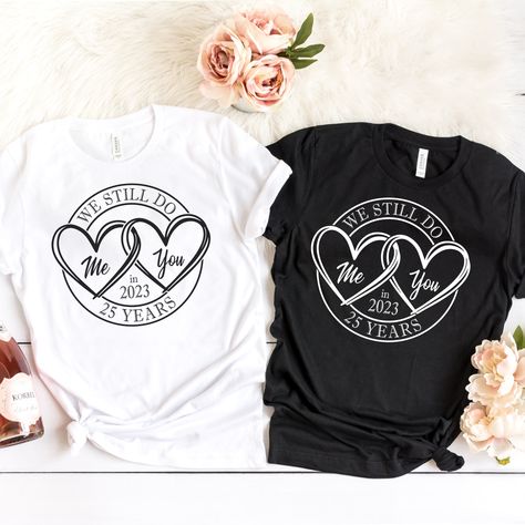 Anniversary Shirts, Anniversary Shirts Matching Couples, Couple Anniversary Tshirts, Anniversary Tshirts Matching Couples Gowedate, 10year Anniversary Shirt, 25th Anniversary Shirts, Affordable Customizable Anniversary T-shirt, Anniversary Shirt, Anniversary Logo