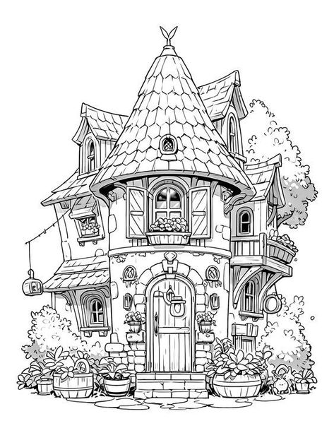 Rings of Power Coloring Book Lord Of The Rings Rings, European Cottage, Detailed Coloring Pages, Rings Of Power, Free Adult Coloring Pages, Mini Drawings, Rings Rings, Coloring Book Art, Cute Coloring Pages