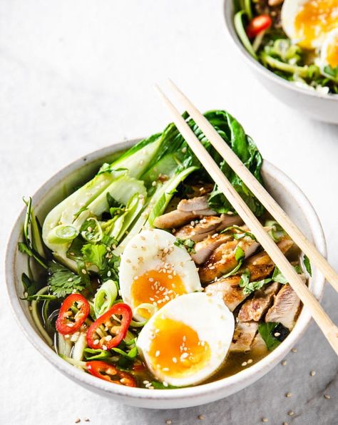 Low Carb Keto Chicken Ramen – Sugar Free Londoner Miso Shrimp, Keto Ramen, Ramen Ideas, Shrimp Ramen, Konjac Noodles, Ramen Broth, Defined Dish, Homemade Bone Broth, Miso Ramen