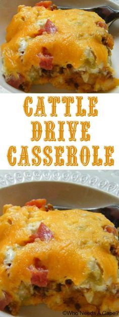 Cattle Drive Casserole, Cattle Drive, Bisquick Recipes, Comfort Food Recipes Dinners, Easy Casserole Recipes, Beef Casserole, Ultimate Comfort Food, Beef Dishes, Casserole Dish