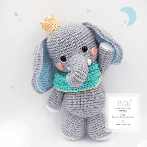 Crochet Elephant Pattern, Double Crochet Decrease, Crochet Decrease, St Valentine, Amigurumi Elephant, Crochet Elephant, Baby Kit, Crochet Animal Patterns, Elephant Pattern