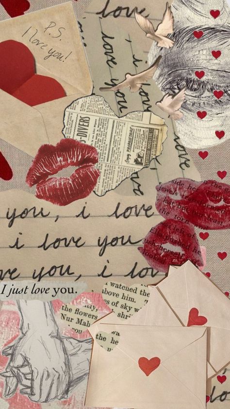 #love #valentines #heart Valentines Collage, Craft Day, Blind Dates, Love Valentines, Valentines, Collage, Pins, Valentine's Day