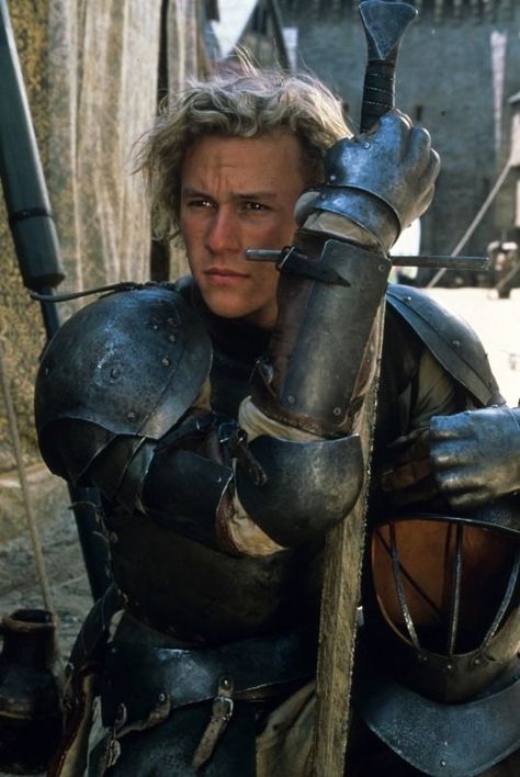 Lesbian Knight, Health Ledger, A Knight's Tale, Bruce Weber, Gorgeous Guys, Le Male, Heath Ledger, Medieval Armor, Medieval Fantasy