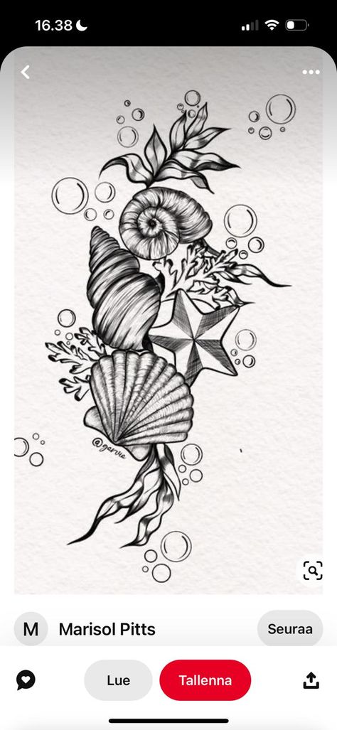 Coral Reef Tattoos For Women, Sea Dragon Tattoo Design, Sea Animals Tattoo Sleeve, Sea Flowers Drawing, Ocean Tattoo Filler, Sea Tattoos For Women Ocean, Sea Tattoo Sleeve Ocean Themes, Ocean Tattoo Ideas Female, Ocean Coral Tattoo