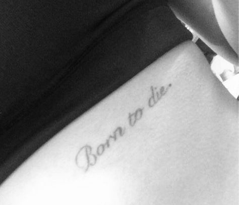 Born To Die Tattoo, Lana Tattoo, Medium Tattoos, Tooth Tattoo, Cute Tiny Tattoos, Classy Tattoos, Lip Tattoos, Dainty Tattoos, Subtle Tattoos