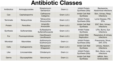 Antibiotics Chart, Antibiotics Pharmacology, Pharmacology Mnemonics, Medical Mnemonics, Nursing School Essential, Medicine Notes, Medical School Life, Nursing Mnemonics, Nursing Student Tips