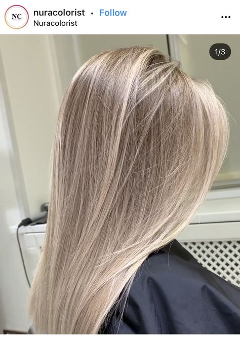 Bright Old Money Blonde, Cold Blonde Highlights Brown Hair, Cold Blonde Hair Ash, Light Ash Blonde Hair Balayage, Cold Blonde Hair Balayage, Blonde Highlights On Brown Hair Straight, Cold Blonde Highlights, Champagne Blonde Hair Balayage, Cold Brunette Hair