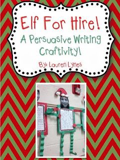 Christmas Writing Activities, Elf Writing, Writing Craftivity, Holiday Writing, Teaching Holidays, December Activities, 3rd Grade Writing, Winter Writing, Christmas Teaching