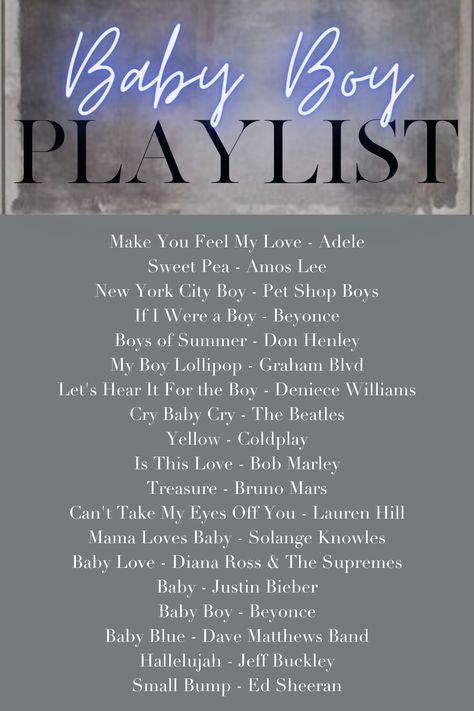 Baby Boy Baby Shower Playlist Gender Reveal Playlist, Gender Reveal Music Playlist, Planning A Baby Shower For A Boy, Baby Shower Music Playlist, Baby Shower Playlist Songs, It’s A Boy Baby Shower Ideas, Baby Boy Blue Shower Ideas, Baby Shower For Baby Boy, Boy Babyshower Themes