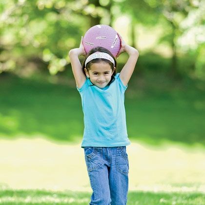 Put strips of masking tape on a ball with a different rule for throwing/catching the ball: Backward, Underhand between the legs, Sitting down, On one leg, Eyes closed, Mid-jump, While singing, etc. Follow the instructions closest to your right hand when you catch it -- receiver must follow suit. Yard Games For Kids, Summer Day Camp, Outside Games, Reunion Games, Fun Outdoor Games, Kid Games, Outdoor Games For Kids, Art And Craft Ideas, Summer Games