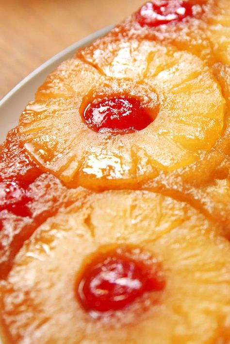 Pineapple Upside-Down Cake Pin Apple Upside Down Cake, Homemade Pineapple Upside Down Cake From Scratch, Pineapple Upside Down Cake From Scratch, Pineapple Upside Down Bundt Cake Recipe, Pineapple Upside Down Cakes, Mugcake Recipe, Backing Ideas, Rum Cakes, Upside Down Cakes