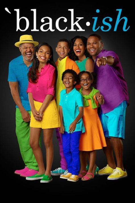 Black-ish (2014-present) Original Channel : ABC | Seasons 2 | Episodes : 26 | Cast : Anthony Anderson, Tracee Ellis Ross, Yara Shahidi, Marcus Scribner, Miles Brown, Marsai Martin, Laurence Fishburne, Jenifer Lewis. Black Sitcoms, Black Tv Shows, Circus Characters, Black Ish, Comedy Tv Shows, Anthony Anderson, New Warriors, Perry Mason, Black Tv